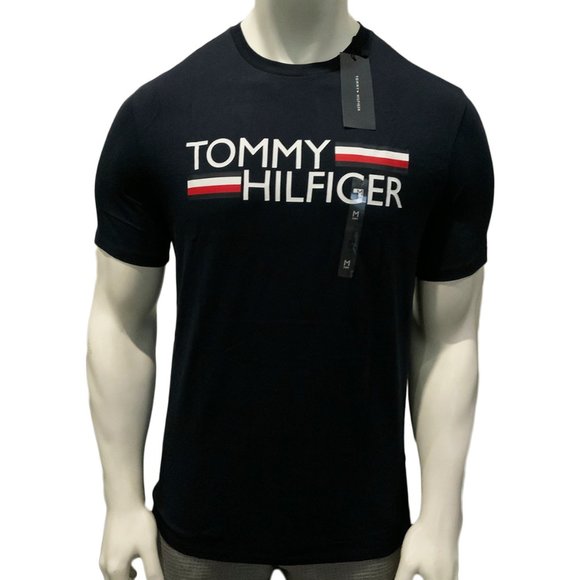 Tommy Hilfiger Other - NWT TOMMY HILFIGER MSRP $44.99 MENS NAVY CREW NECK SHORT SLEEVE T-SHIRT SIZE S M